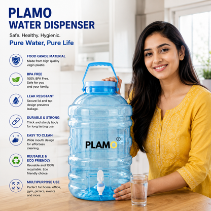 PLAMO Combo 20 Litre Water Dispenser with Tap New Tone Color