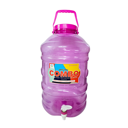 PLAMO Combo 20 Litre Water Dispenser with Tap Pink Color