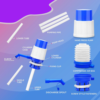 PLAMO Manual Water Dispenser Pump for 20 Litre Water Bottles