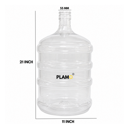 PLAMO 20 Litre Transparent Water Dispenser Bottle