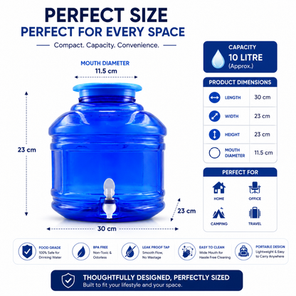 PLAMO 10 Litre Water Dispenser with Tap