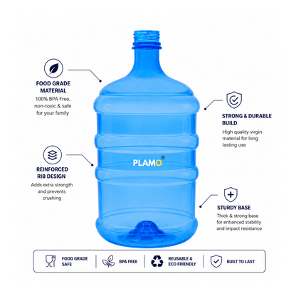 PLAMO 20 Litre Water Dispenser Bottle Blue